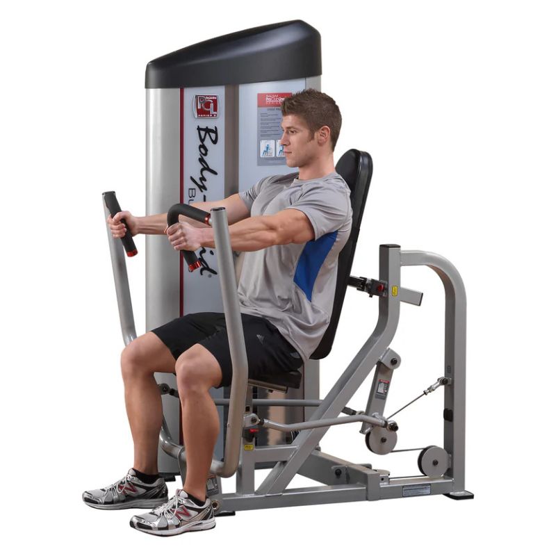 Body-Solid Pro Clubline Series II Chest Press in Silver