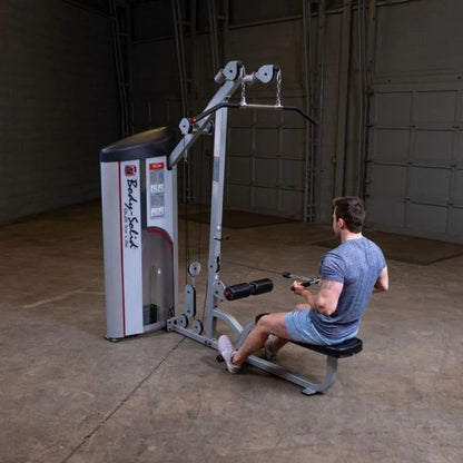 Body-Solid Pro Clubline Series II Lat Pull/Seated Row in Silver