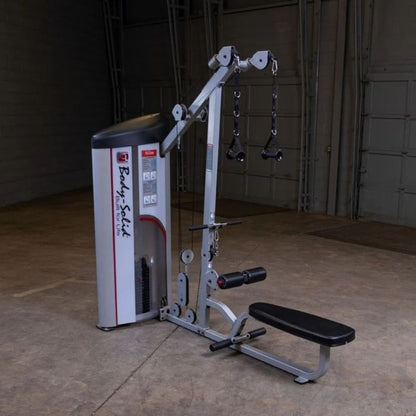 Body-Solid Pro Clubline Series II Lat Pull/Seated Row in Silver