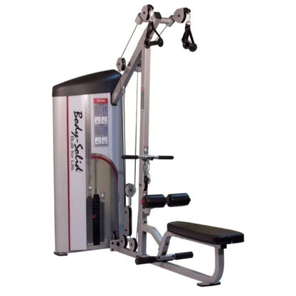 Body-Solid Pro Clubline Series II Lat Pull/Seated Row in Silver
