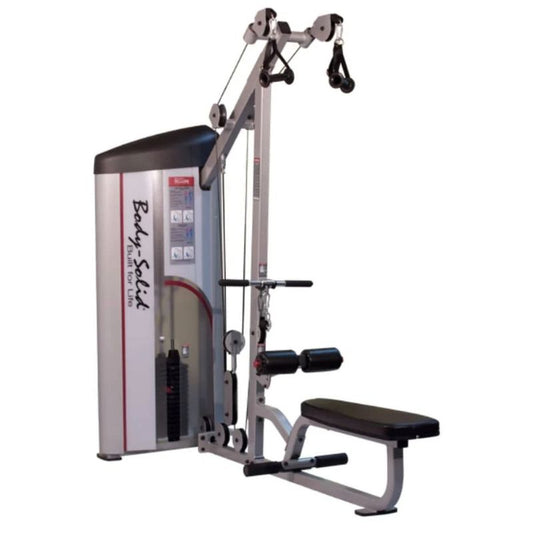 Body-Solid Pro Clubline Series II Lat Pull/Seated Row in Silver