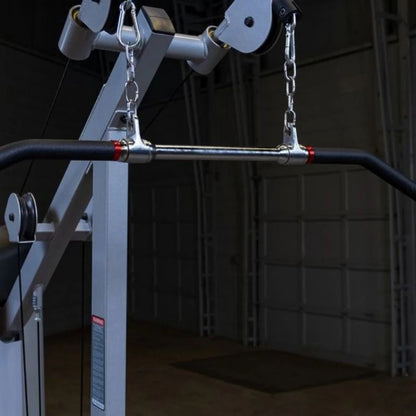 Body-Solid Pro Clubline Series II Lat Pull/Seated Row in Silver