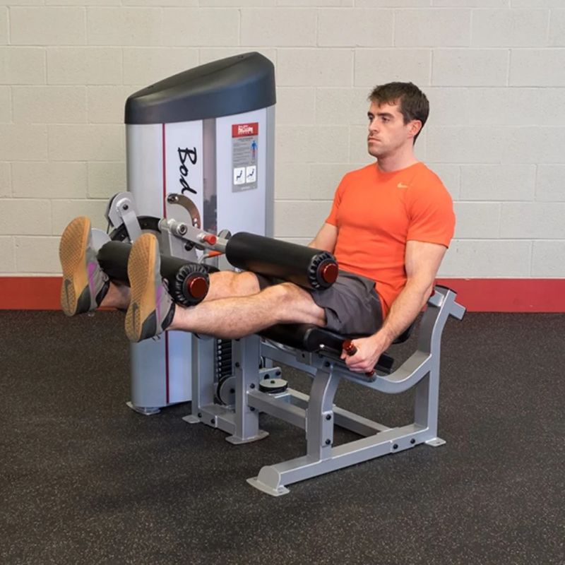Body-Solid Pro Clubline Series II Leg Extension/Leg Curl in Silver