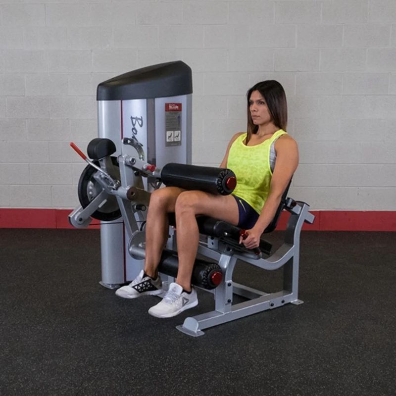 Body-Solid Pro Clubline Series II Leg Extension/Leg Curl in Silver