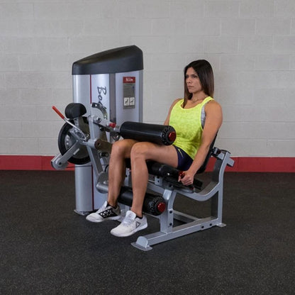 Body-Solid Pro Clubline Series II Leg Extension/Leg Curl in Silver