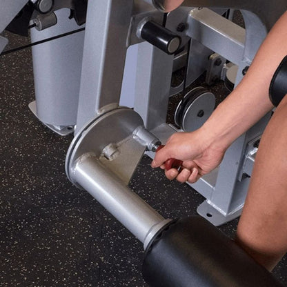 Body-Solid Pro Clubline Series II Leg Extension/Leg Curl in Silver