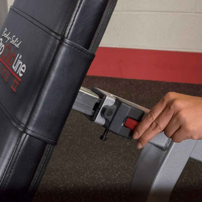 Body-Solid Pro Clubline Series II Leg Extension/Leg Curl in Silver