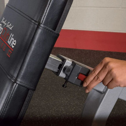 Body-Solid Pro Clubline Series II Leg Extension/Leg Curl in Silver