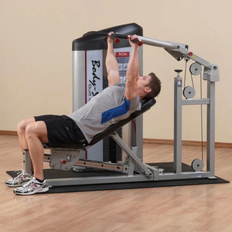 Body-Solid Pro Clubline Series II Multi Press in Silver