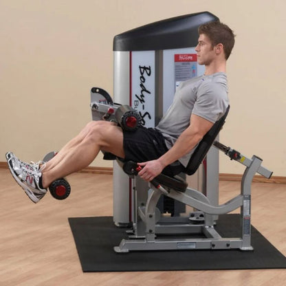 Body-Solid Pro Clubline Series II Seated Leg Curl in Silver