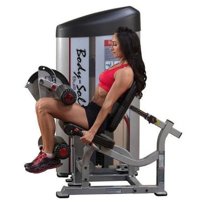 Body-Solid Pro Clubline Series II Seated Leg Curl in Silver