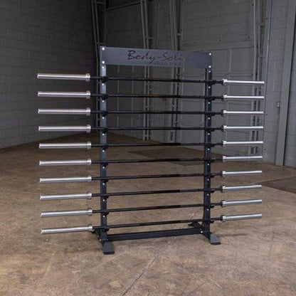 Body-Solid Horizontal Bar Rack in Black