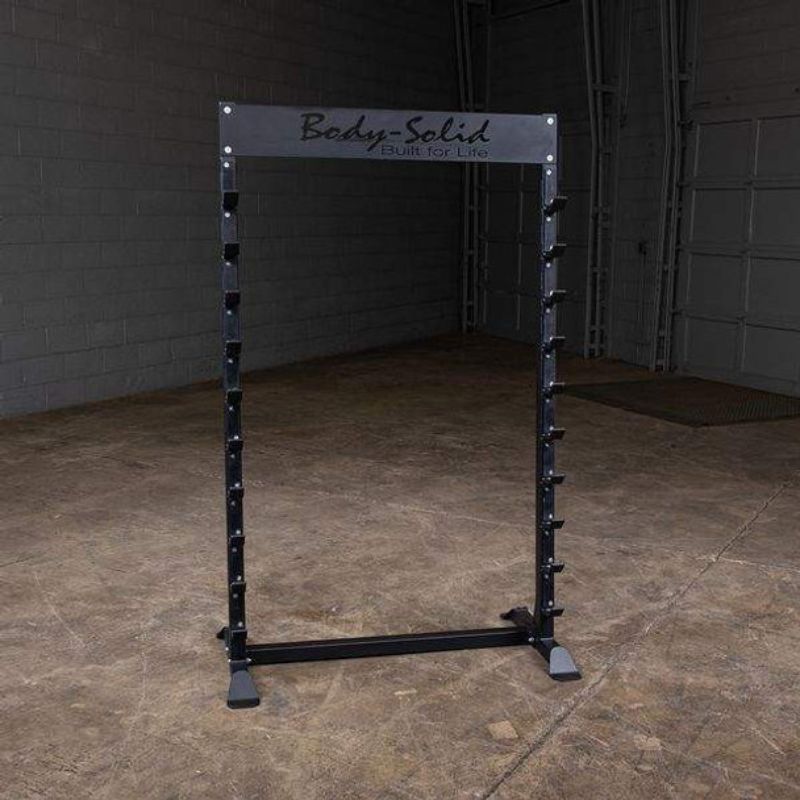 Body-Solid Horizontal Bar Rack in Black