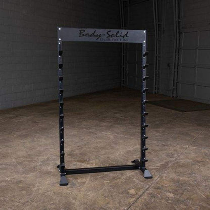 Body-Solid Horizontal Bar Rack in Black