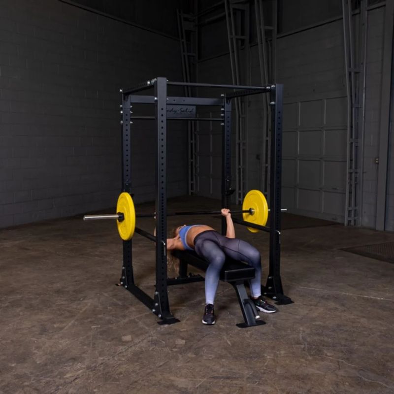 Body-Solid Pro Clubline Flat Bench in Black