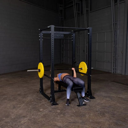 Body-Solid Pro Clubline Flat Bench in Black