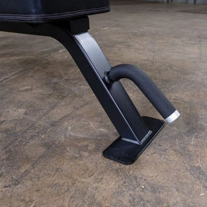 Body-Solid Pro Clubline Flat Bench in Black