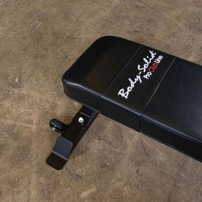 Body-Solid Pro Clubline Flat Bench in Black