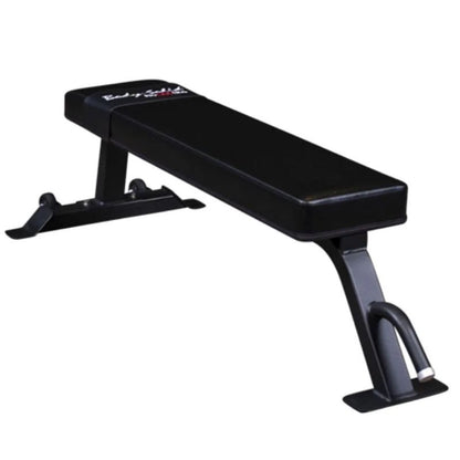 Body-Solid Pro Clubline Flat Bench in Black