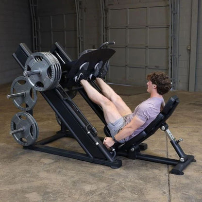 Body-Solid Pro Clubline Leg Press in Black