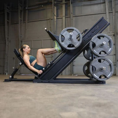 Body-Solid Pro Clubline Leg Press in Black
