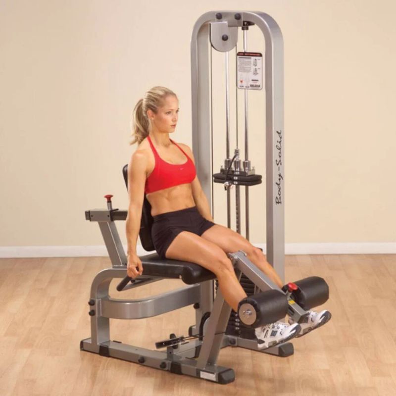 Body-Solid Pro Clubline Leg Extension in Silver