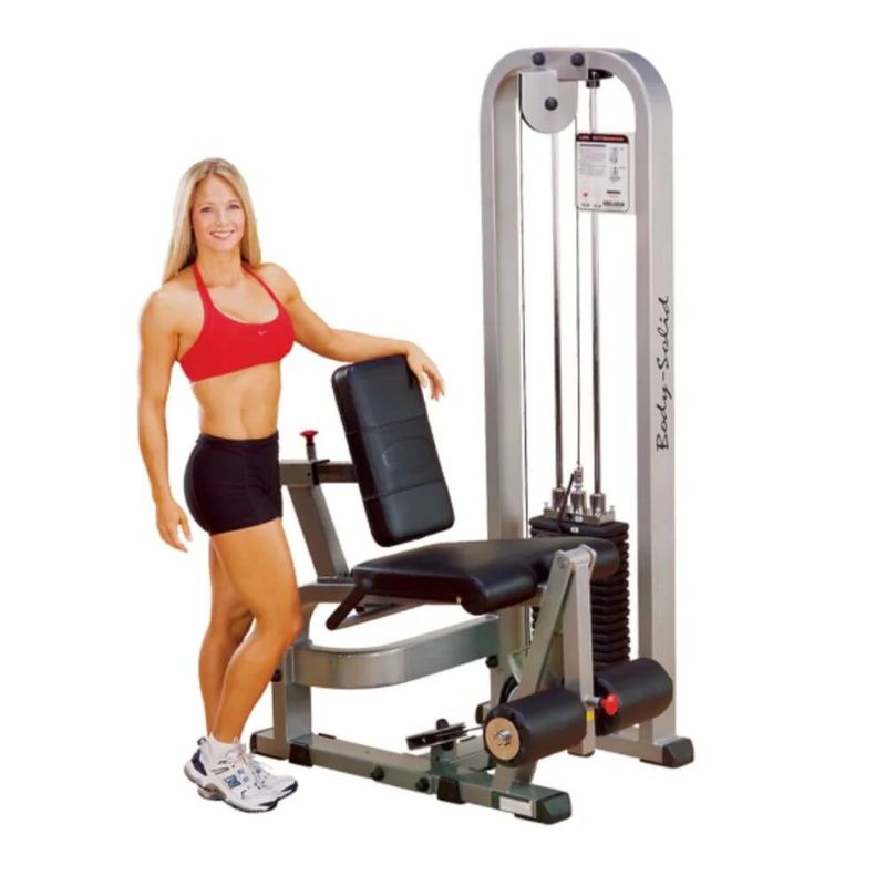 Body-Solid Pro Clubline Leg Extension in Silver
