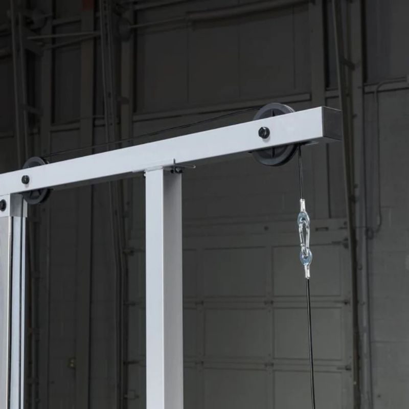 Body-Solid Powerline Lat Pull & Low Row Machine in Silver