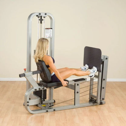 Body-Solid Pro Clubline Leg Press in Silver