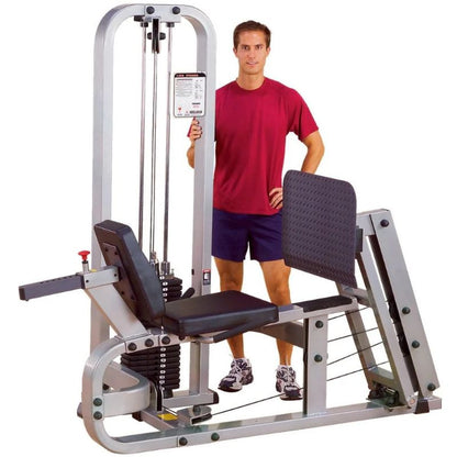 Body-Solid Pro Clubline Leg Press in Silver