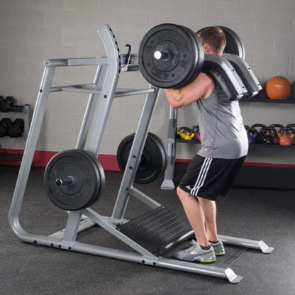 Body-Solid Pro Clubline Leverage Squat in Silver