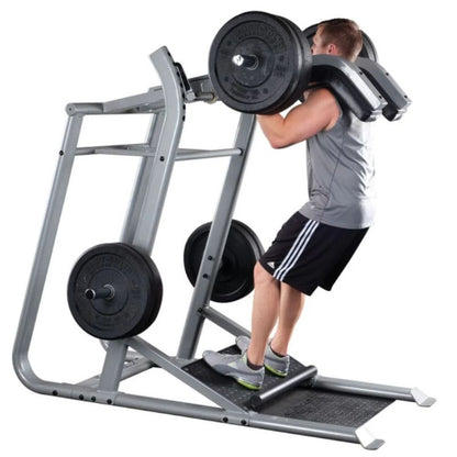 Body-Solid Pro Clubline Leverage Squat in Silver