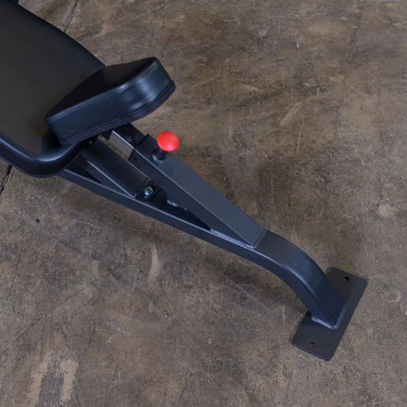 Body-Solid Pro Clubline Olympic Incline Bench in Black