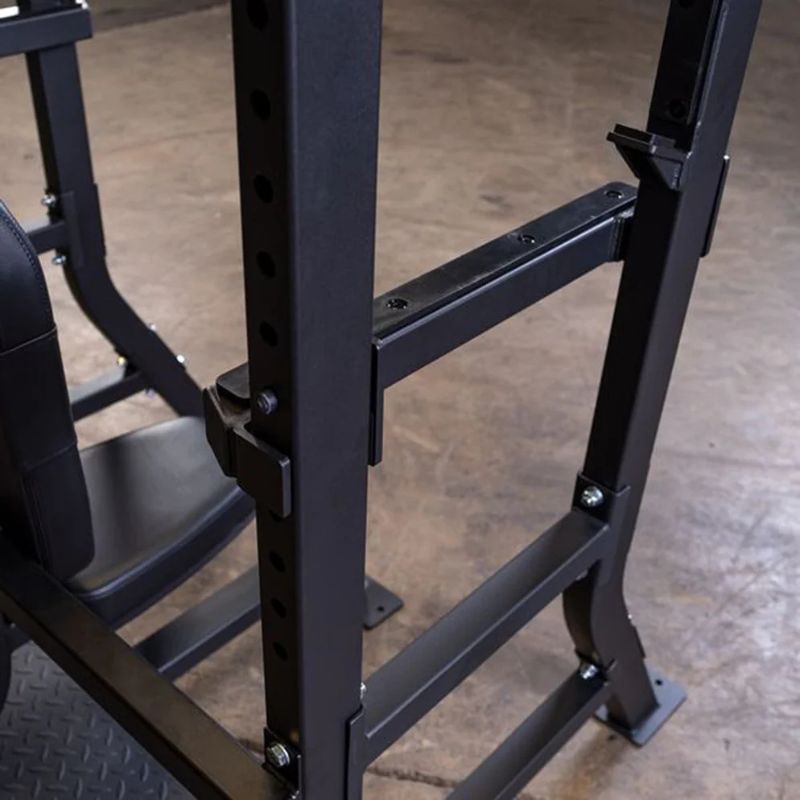 Body-Solid Pro Clubline Olympic Shoulder Press Bench in Black