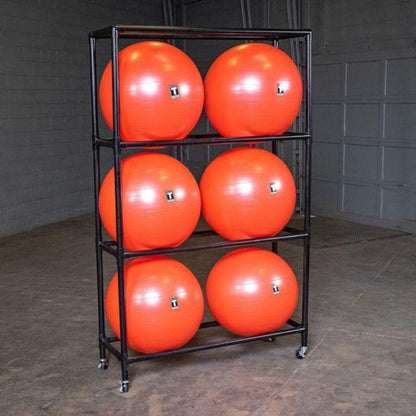 Body-Solid Balance Ball Rack in Black