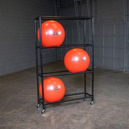 Body-Solid Balance Ball Rack in Black