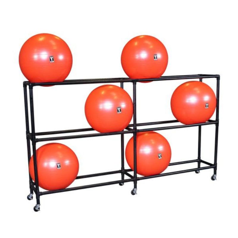 Body-Solid Balance Ball Rack in Black