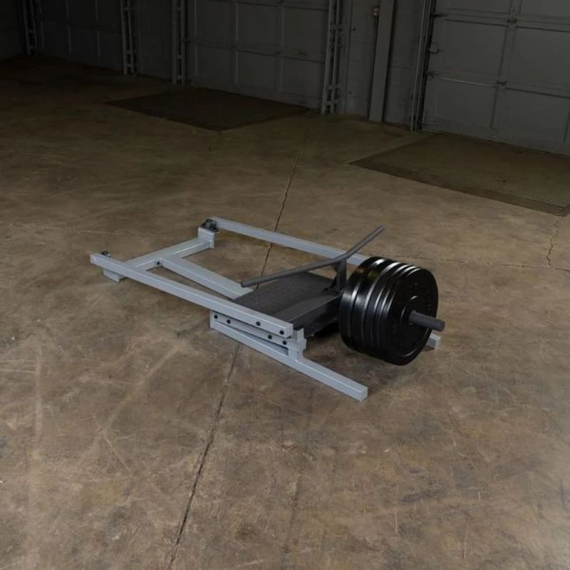 Body-Solid Pro Clubline T-Bar Row Machine in Silver