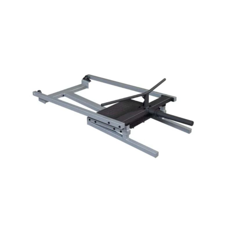 Body-Solid Pro Clubline T-Bar Row Machine in Silver
