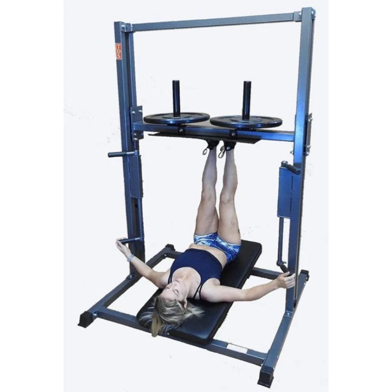 TDS Fitness Premier Vertical Leg Press in Silver