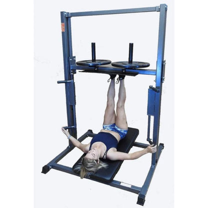 TDS Fitness Premier Vertical Leg Press in Silver