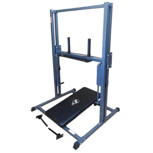 TDS Fitness Premier Vertical Leg Press in Silver