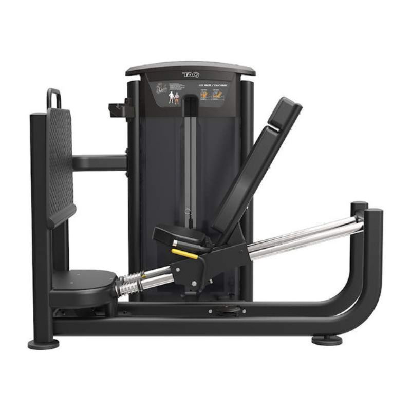 TAG Fitness Elite Leg/Calf Press Dual Select in Black