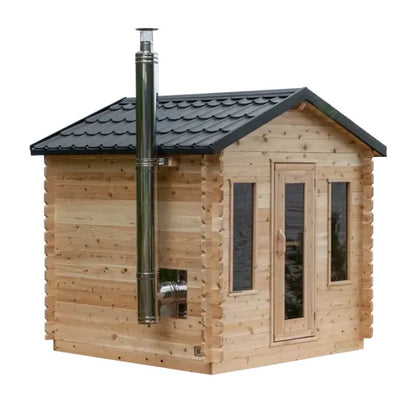 Dundalk Leisurecraft White Cedar Canadian Timber Georgian Outdoor Cabin Sauna