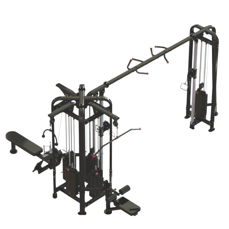Body-Solid Pro Clubline 6-Stack Jungle Gym in Black