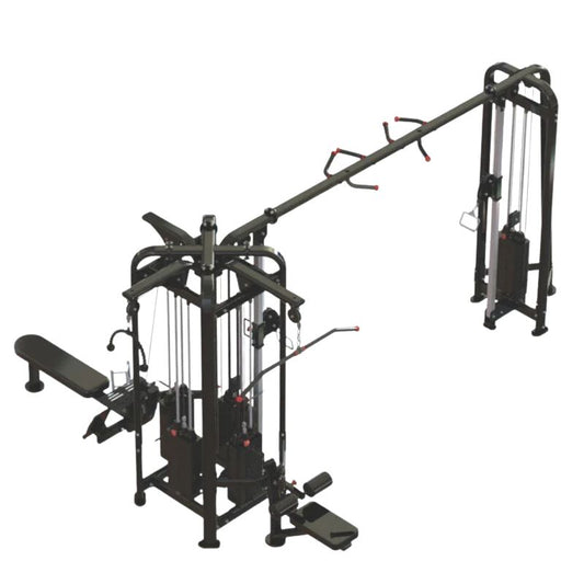 Body-Solid Pro Clubline 6-Stack Jungle Gym in Black