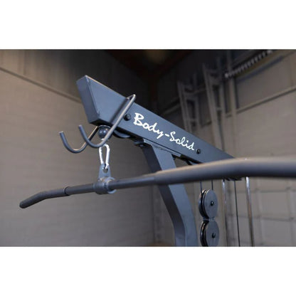 Body-Solid Lat Pulldown/Low Row Machine in Black