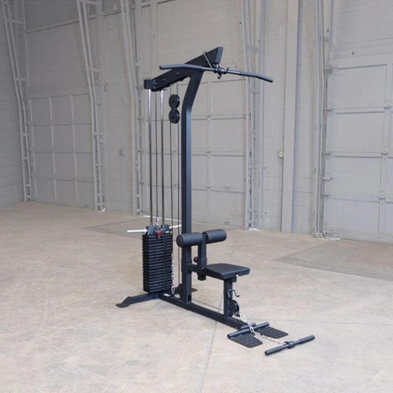 Body-Solid Lat Pulldown/Low Row Machine in Black