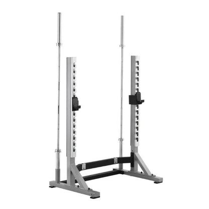 York Barbell STS Collegiate Squat Rack in Silver