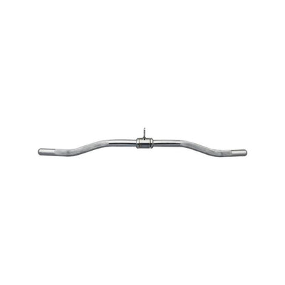 York Barbell E-28" Solid Steel Revolving Curl Bar in Chrome